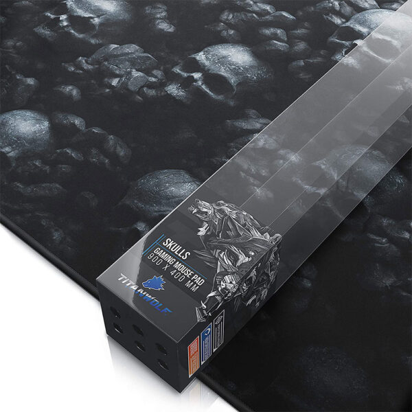 CSL Titanwolf Gaming Mousepad Skull XXL