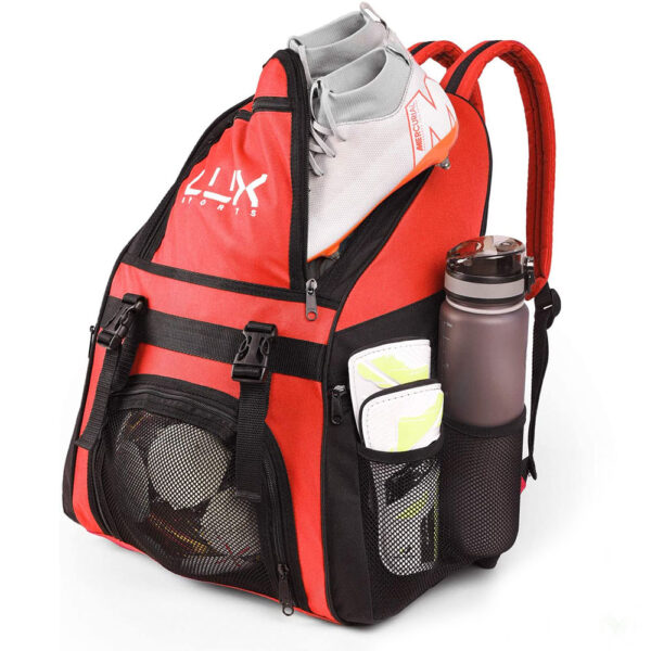 LUX Football Backpack Red