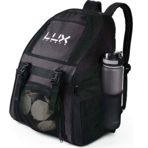 LUX Football Backpack Black