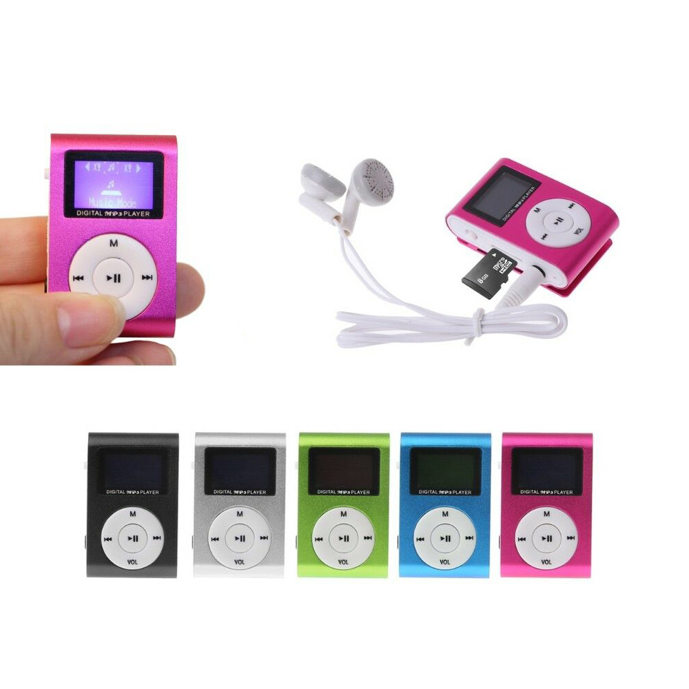 Mini USB Metal Clip MP3 Player - Μαύρο Χρώμα_2