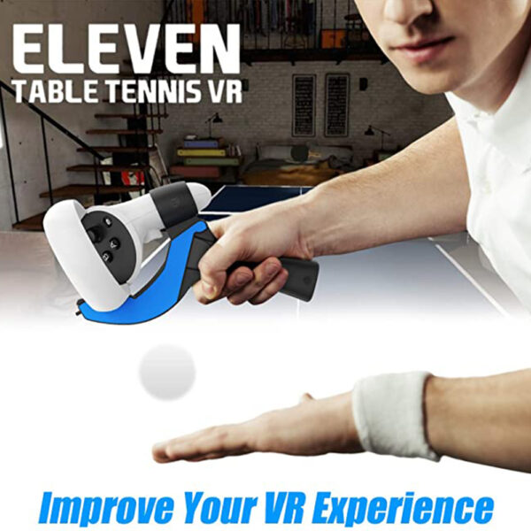 AMVR Table Tennis Paddle Handle for Oculus Quest 2 Touch Controller Play6