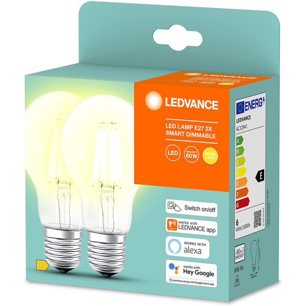 LEDVANCE Volks-Licht E27 Smart LED Bulb - Pack of 4_6