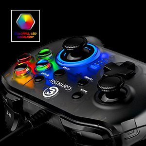 GameSir T4w Wired PC Controller Translucent design